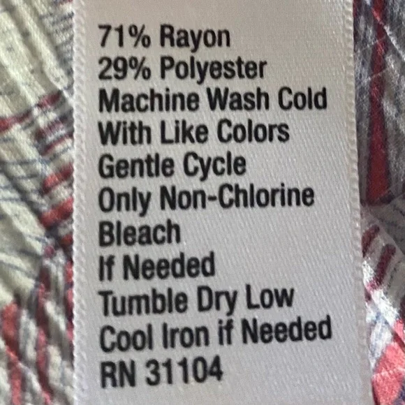 NWOT Tropical KIM ROGERS Roll Tab POPOVER Palm FLORAL BLOUSE Shirt TUNIC Top S - Picture 11 of 12